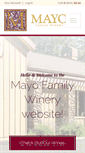 Mobile Screenshot of mayofamilywinery.com